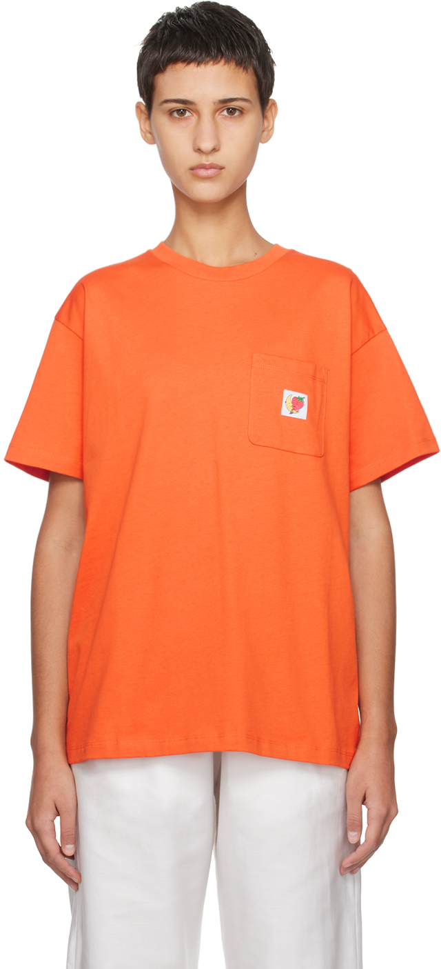 Orange Pocket T-Shirt