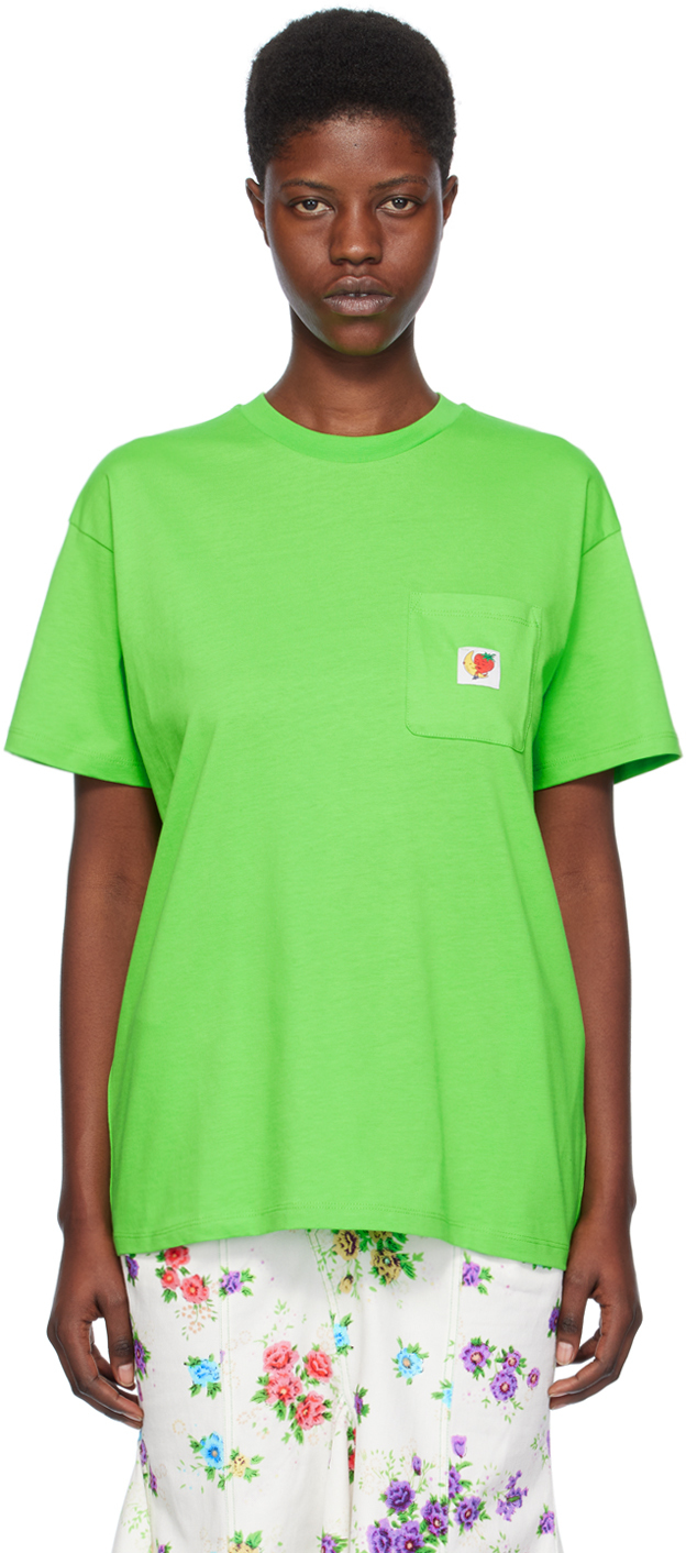 Sky High Farm Workwear Green Pocket T-shirt