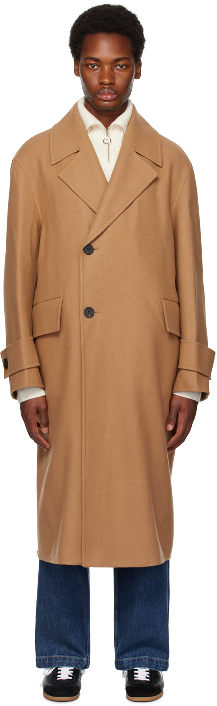 Beige Button Coat