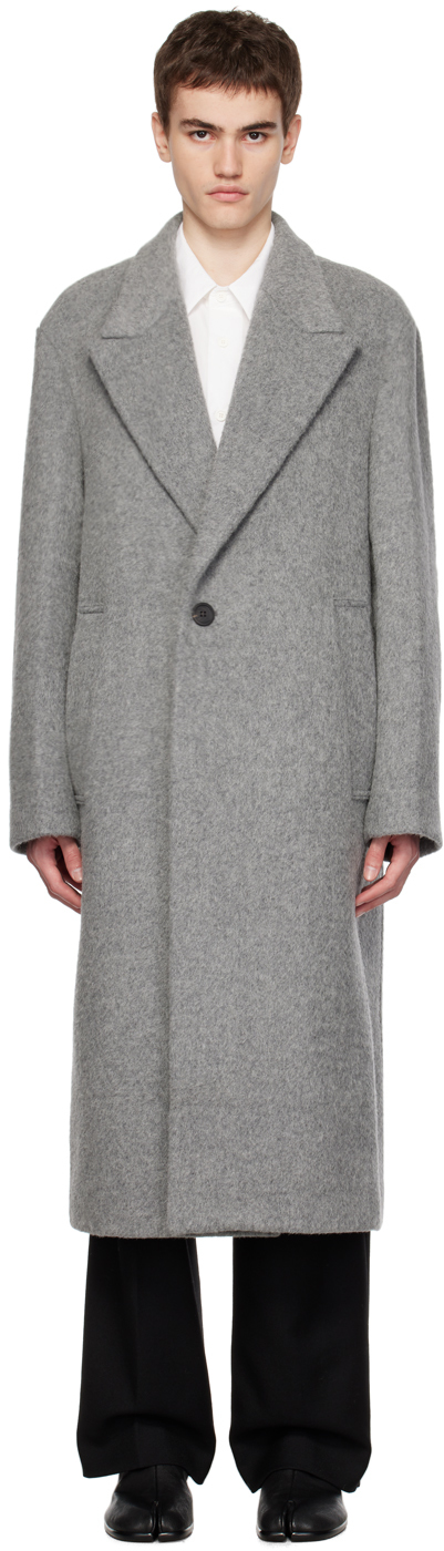 Gray Brushed Coat