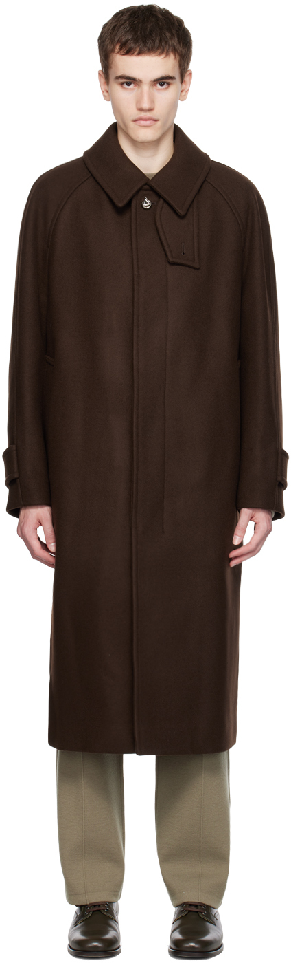 Brown Raglan Coat