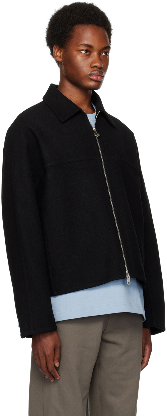 激安挑戦！！ Homme Solid Black Closet Smart | Jacket Collar Spread ジャケット・アウター