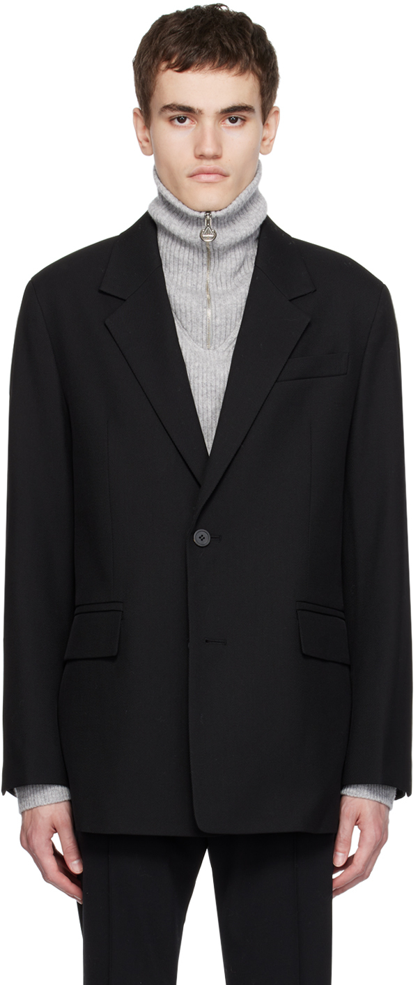 Black Regular Fit Blazer