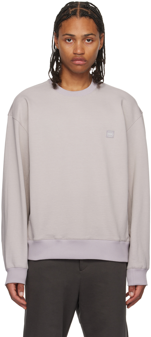 Solid Homme Grey Patch Sweatshirt In 617g Grey