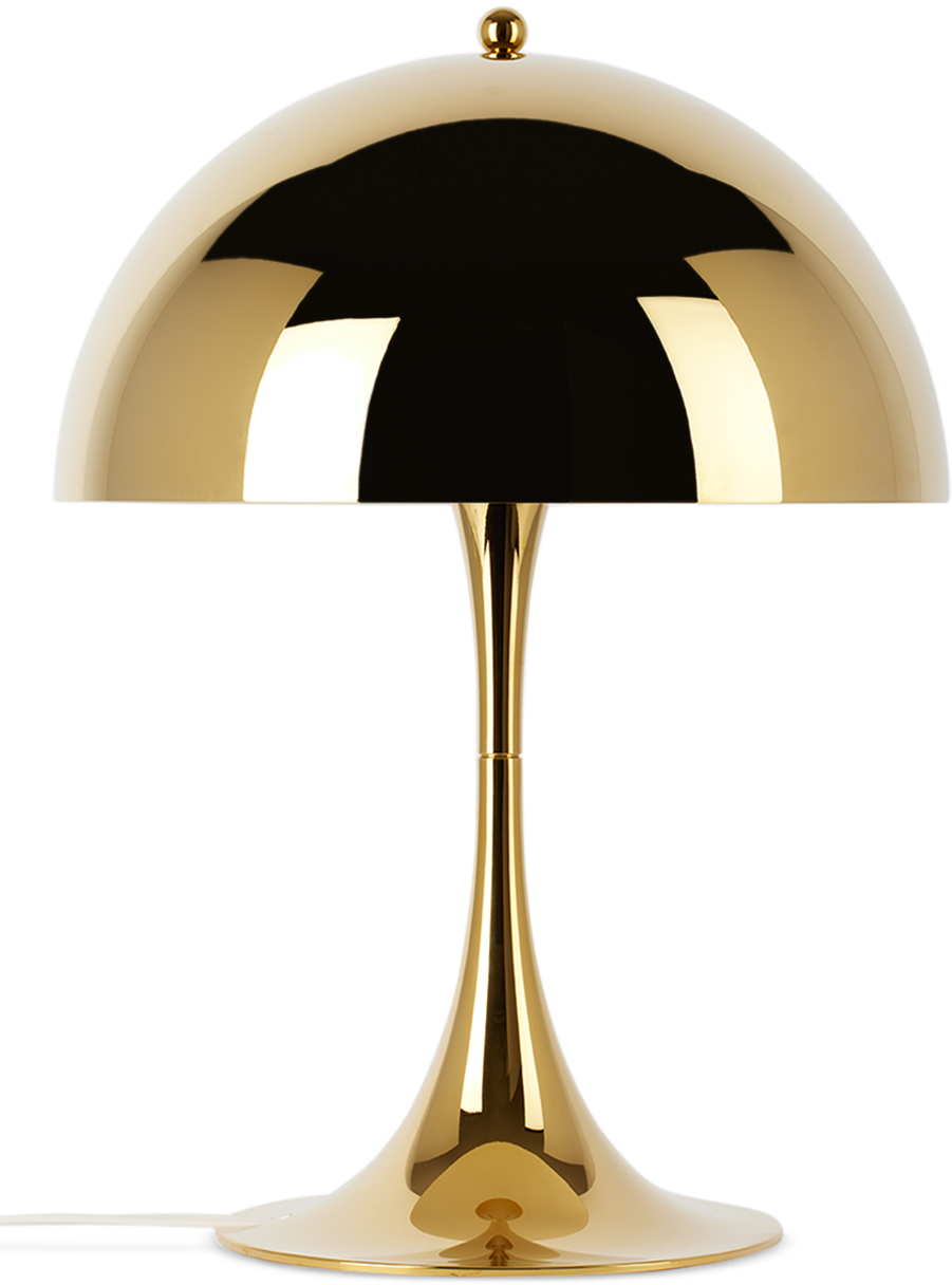 Louis Poulsen Inc Gold Panthella 320 Table Lamp In Brass