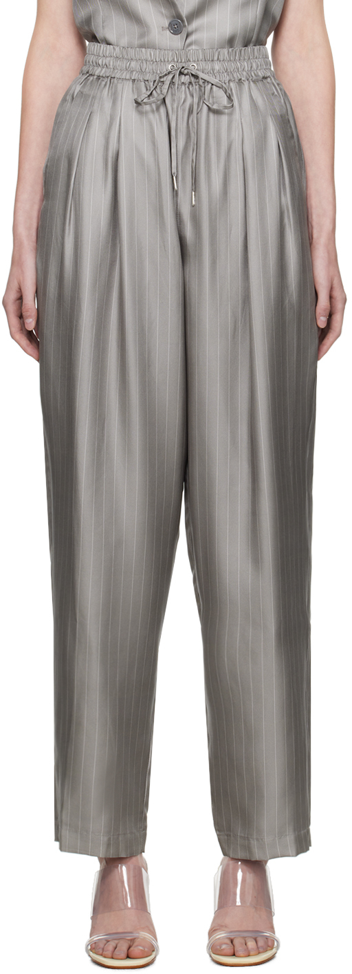 Buy Nsf Philipe Slouchy Trousers - Sulpher Stone At 69% Off | Editorialist