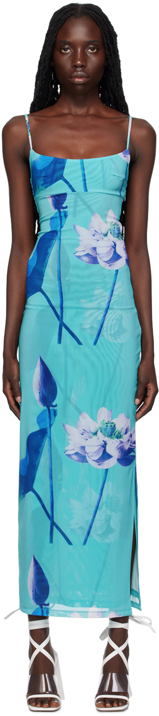 SSENSE Exclusive Blue Thais Maxi Dress
