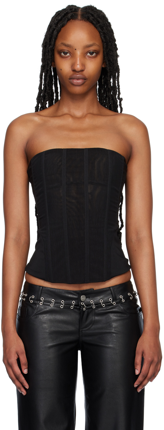 MIAOU BLACK LIBRA CORSET