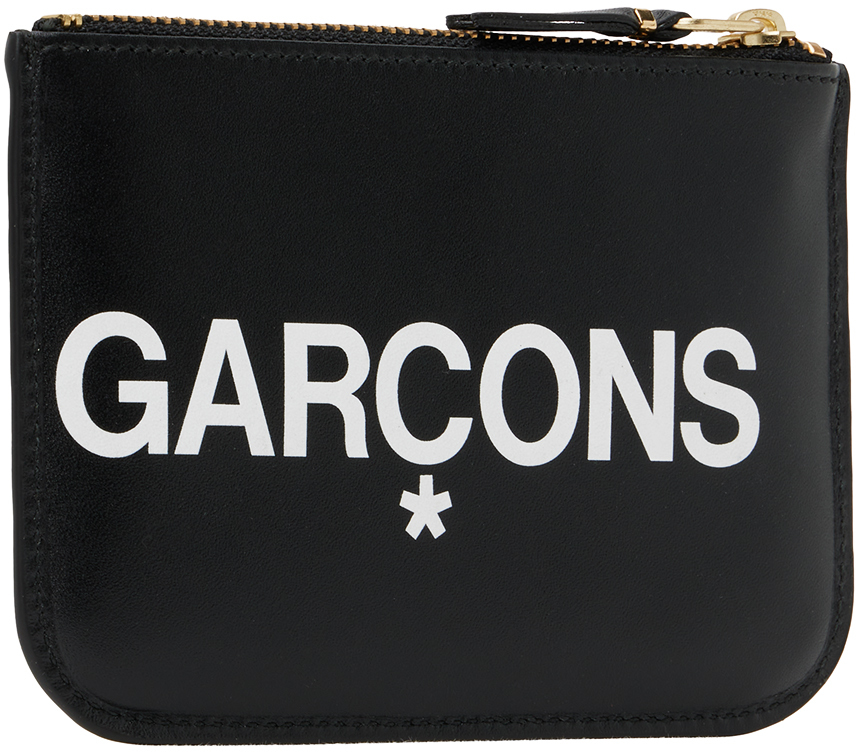 Comme des Garcons Huge Logo Bi-fold Zip Wallet