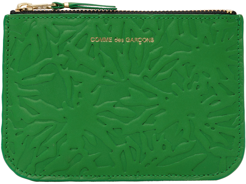 Comme Des Garçons Green Small Forest Pouch