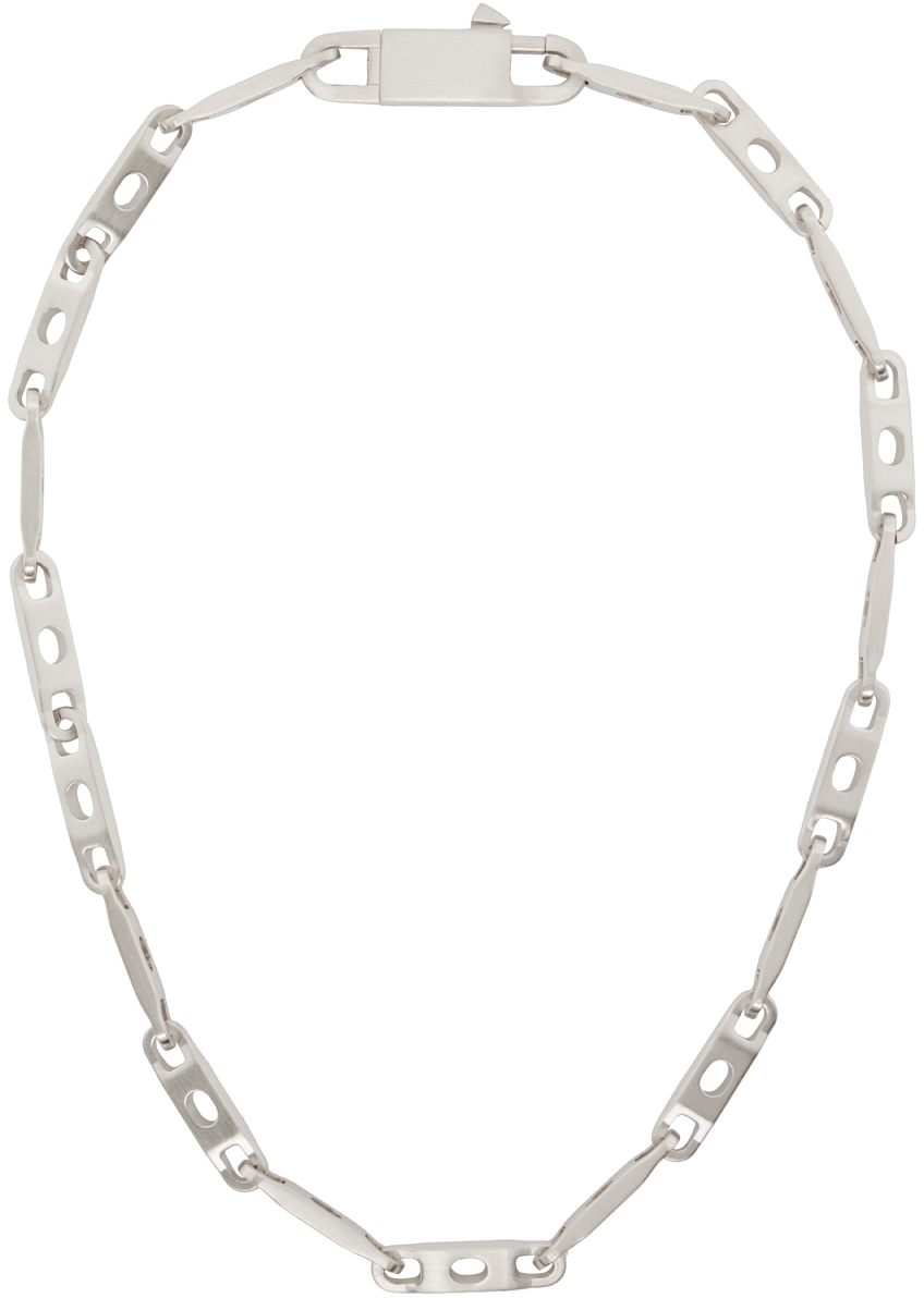 Rick owens chain necklace Silver-