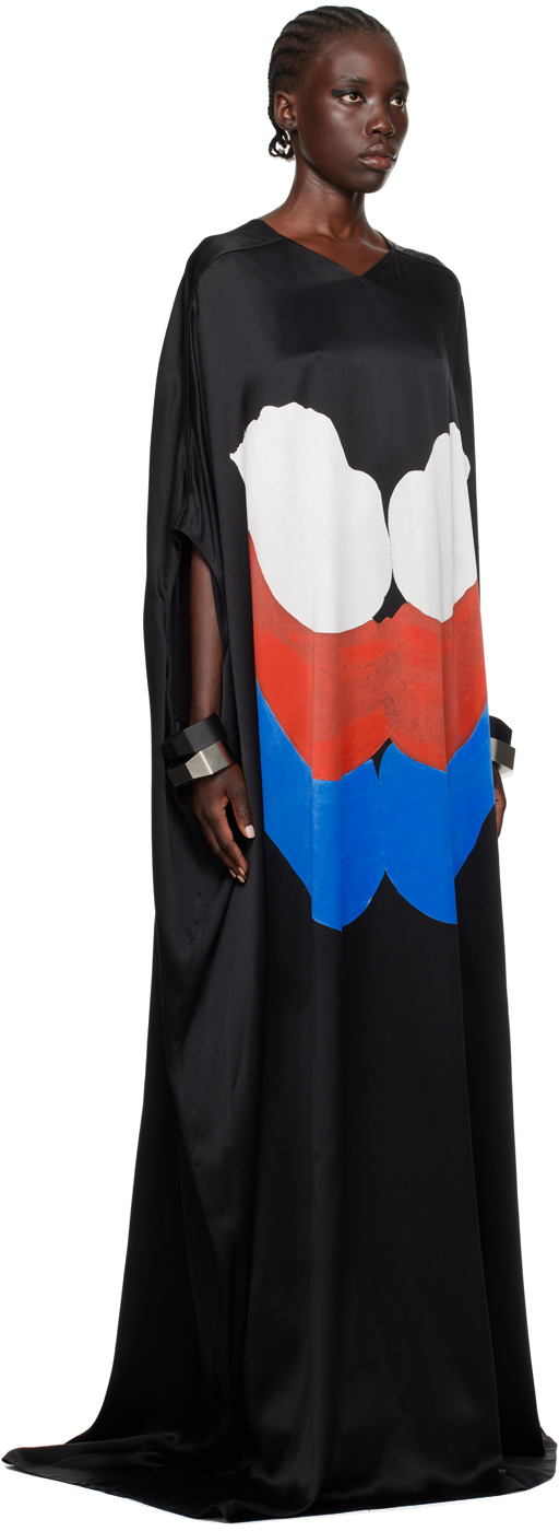 Rick Owens Ssense Exclusive Black Tvhkb Edition Babel Maxi Dress In 9100 Black As Sample