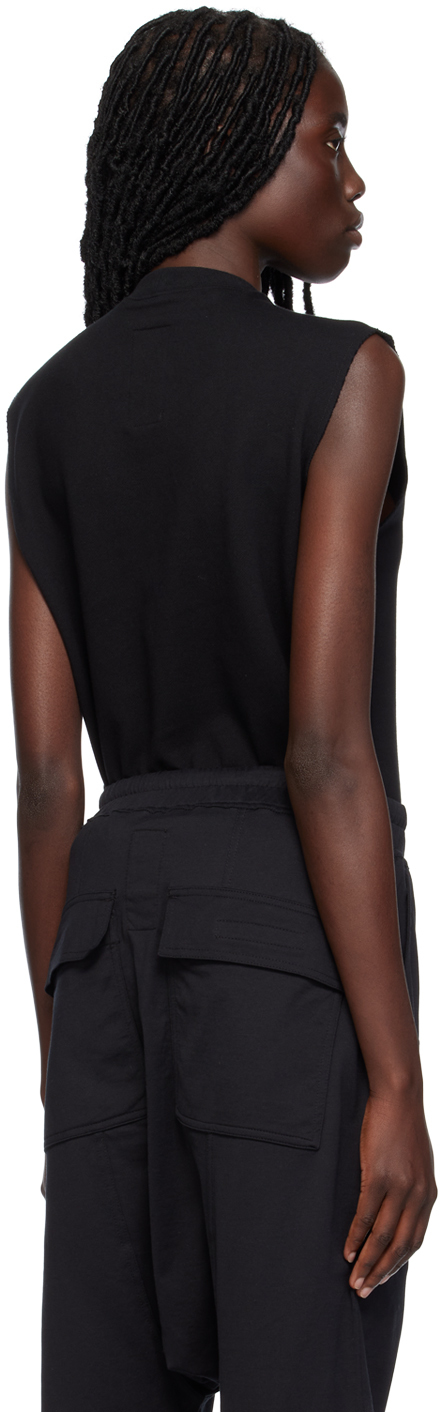 Rick Owens Black Champion Edition Basketball Tank Top In 09 Black
