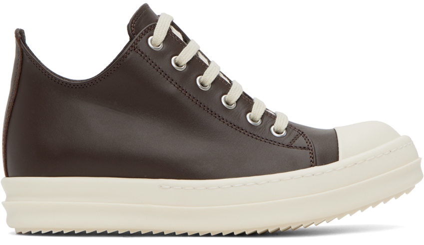 Rick Owens Strobe Low Sneakers In Grey | ModeSens