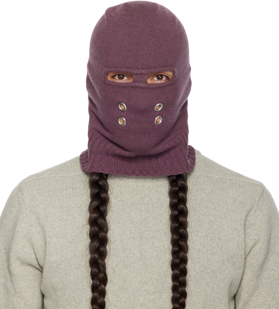 Purple Cutout Balaclava