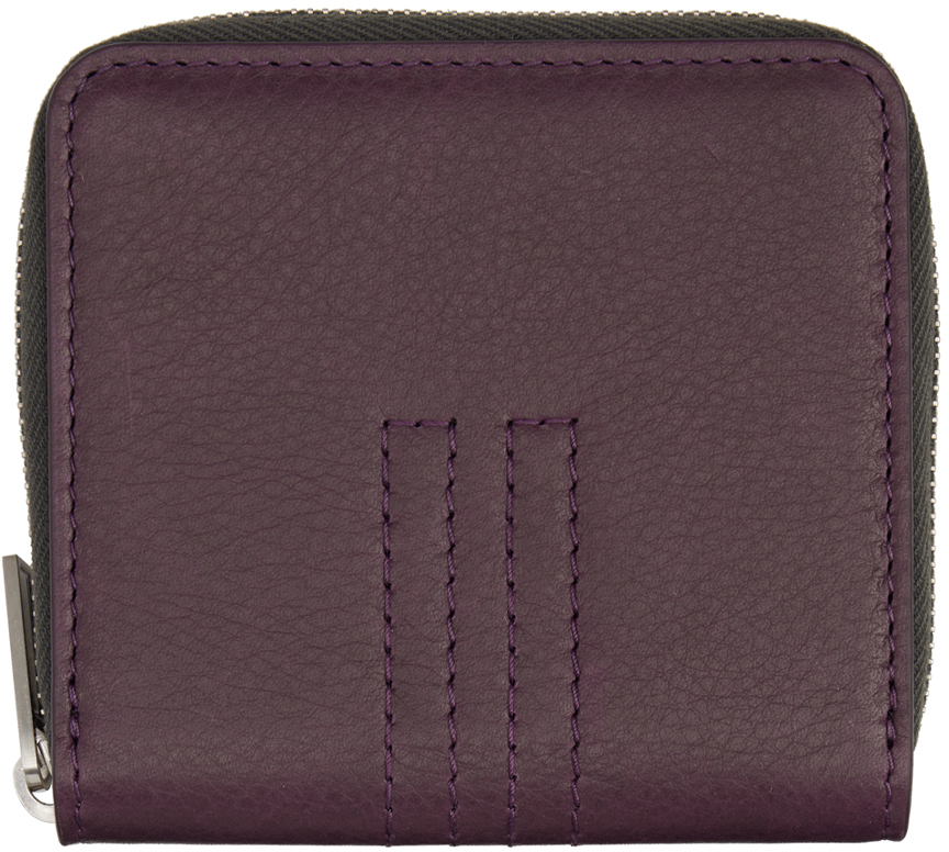 Burgundy Zipped Wallet