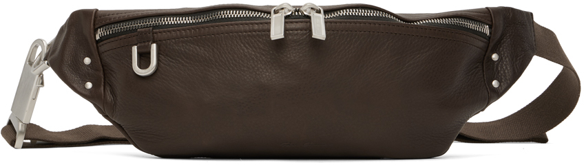 Rick Owens Brown Geo Pouch | Smart Closet