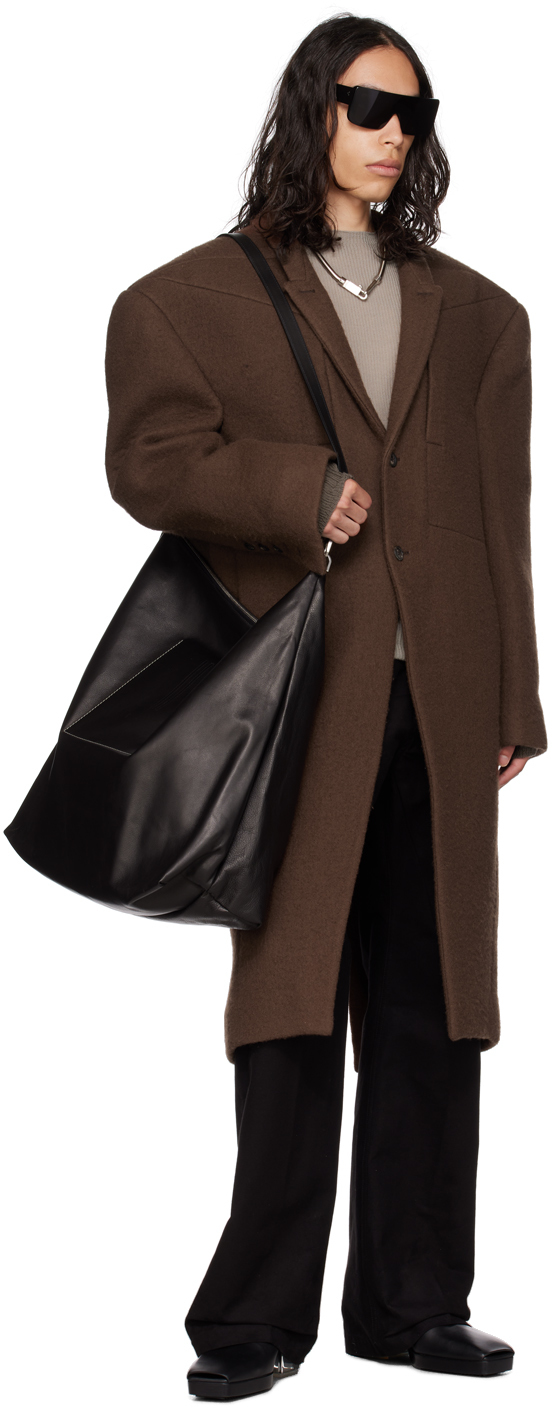 ジャケット・アウター RICK OWENS / NS JUMBO TATLIN JKT Rick Owens leather jumbo tatlin jacket
