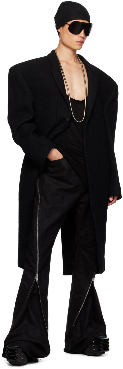 Rick Owens Black Jumbo Tatlin Coat | Smart Closet
