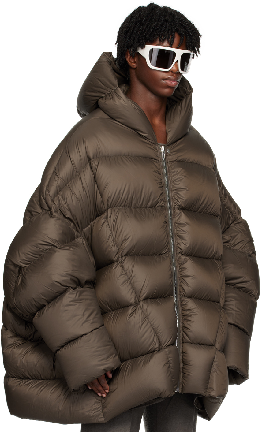 Rick Owens Gray Duvet Jumbo Peter Down Jacket | Smart Closet