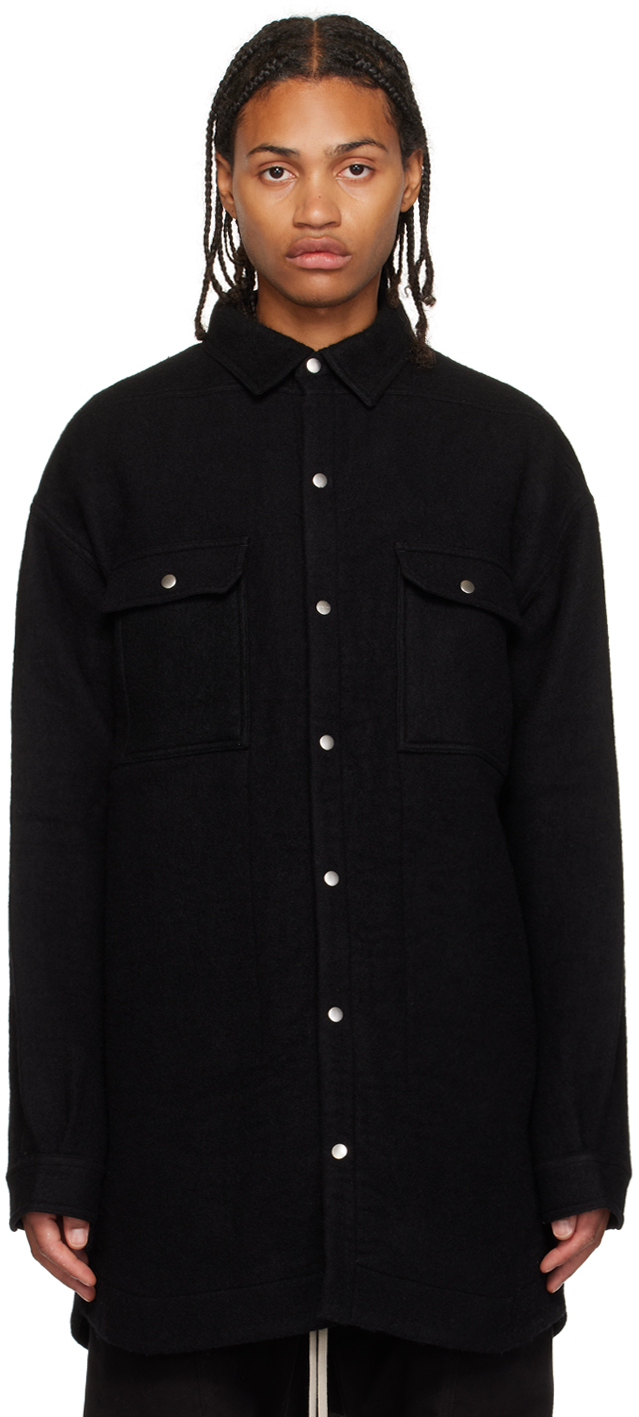 Black Luxor Oversized Jacket