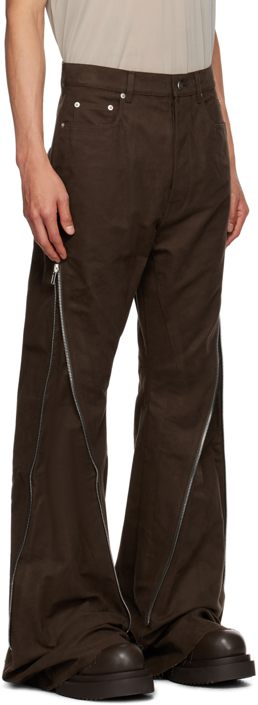 Rick Owens Brown Bolan Banana Trousers | Smart Closet