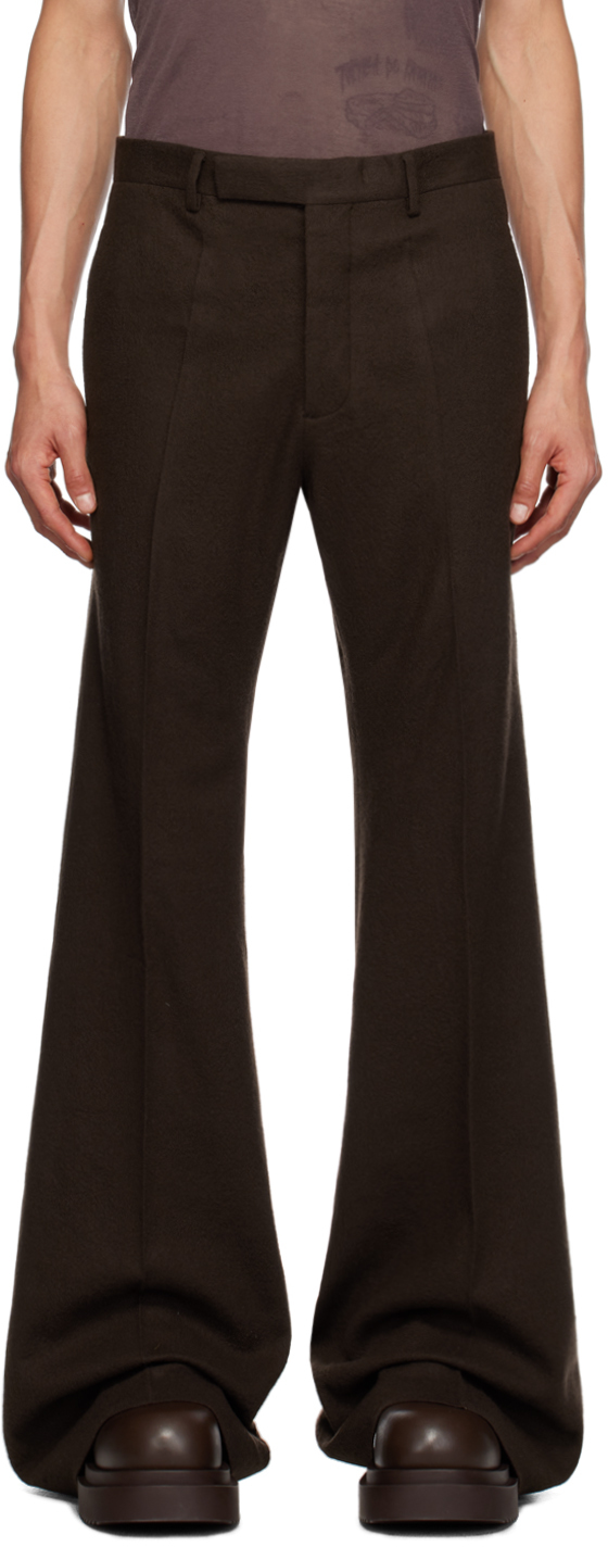 Rick Owens Brown Astaire Trousers In 04 Brown