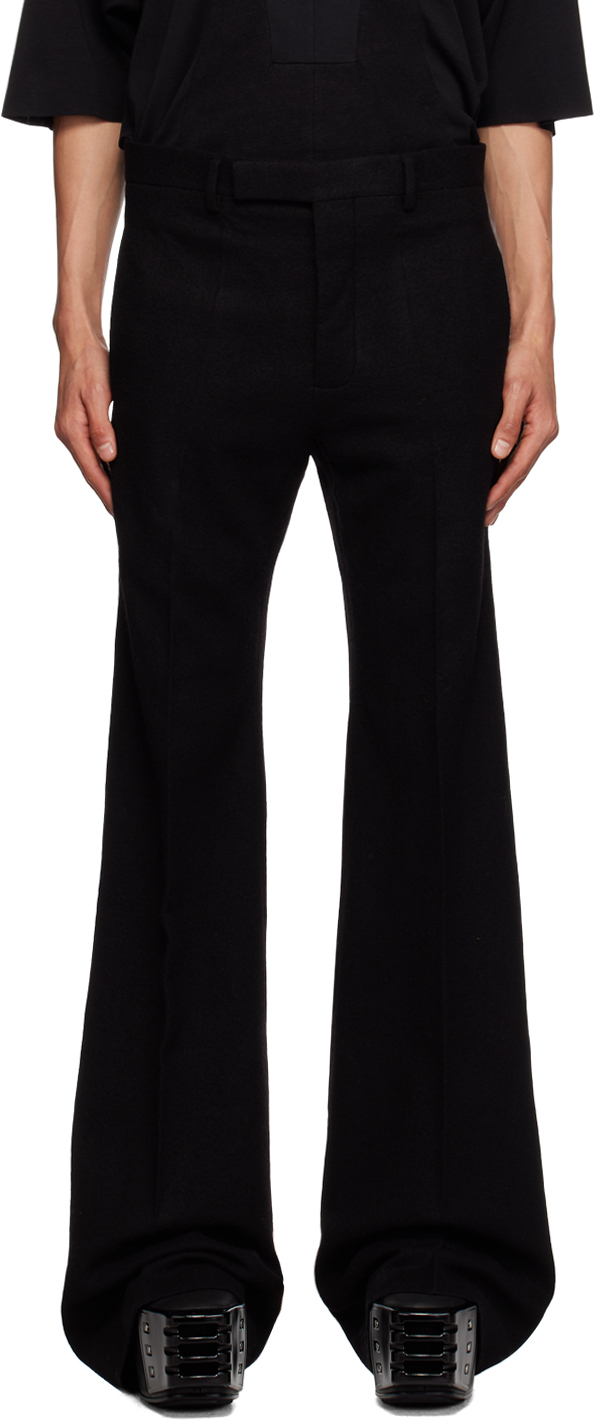 Black Wide Astaire Trousers