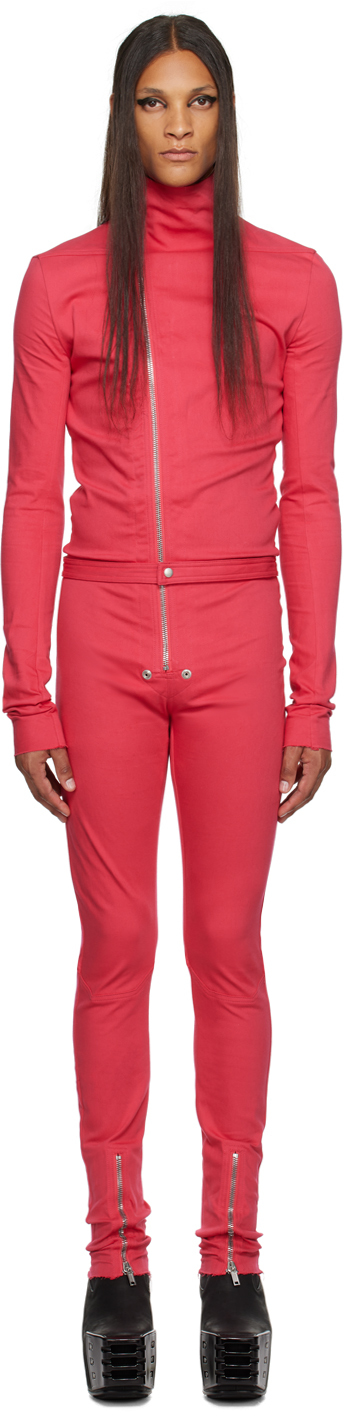 Rick Owens Ssense Exclusive Pink Tvhkb Edition Gary Jumpsuit In 183 Fuchsia