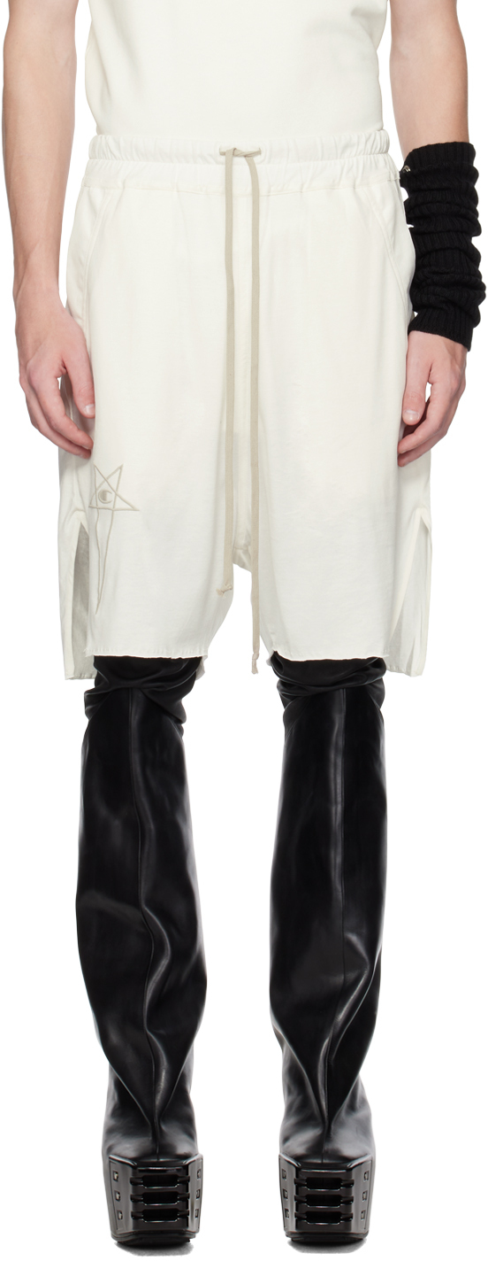 Rick Owens: Off-White Champion Edition Beveled Pods Shorts | SSENSE