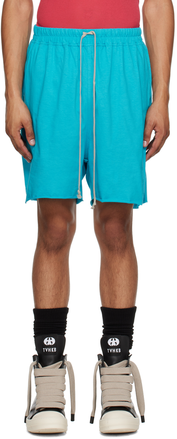 Rick Owens Ssense Exclusive Blue Shorts In 106 Aqua