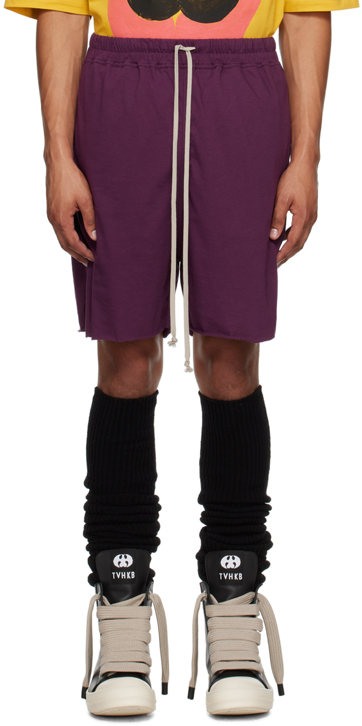Rick Owens Ssense Exclusive Purple Shorts In 143 Purple