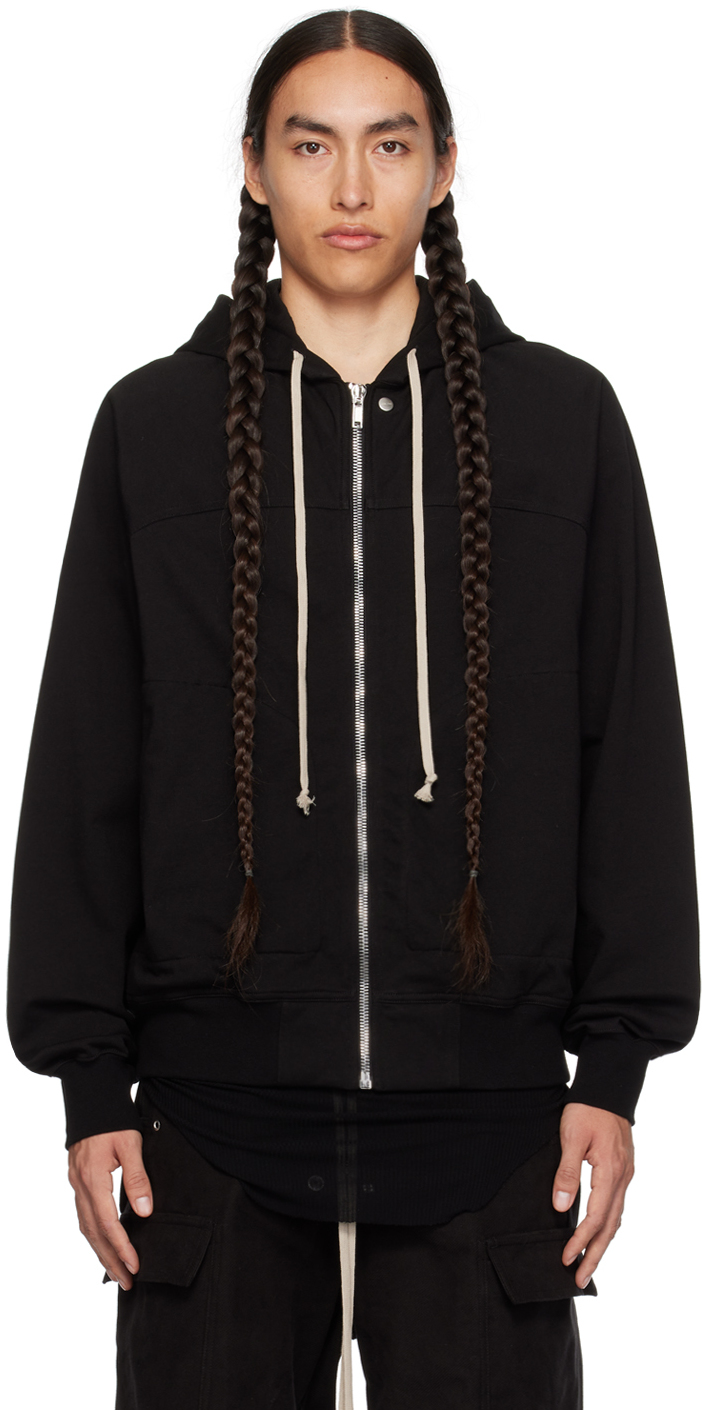 Rick owens zip hoodie new arrivals