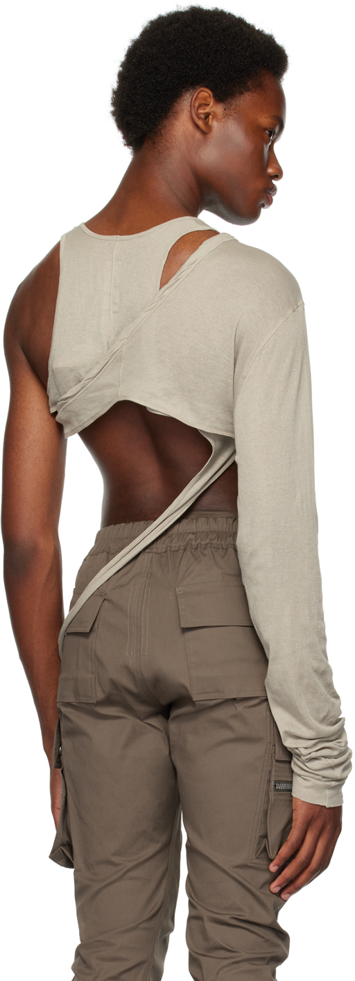 Rick Owens Gray Banana Skeletank Tank Top | Smart Closet