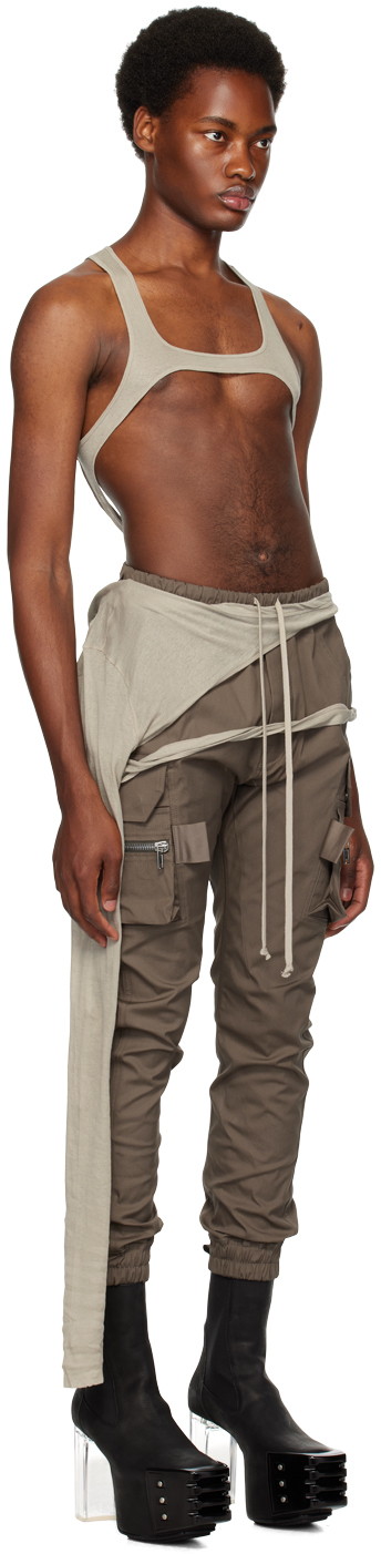 Rick Owens Gray Banana Skeletank Tank Top | Smart Closet