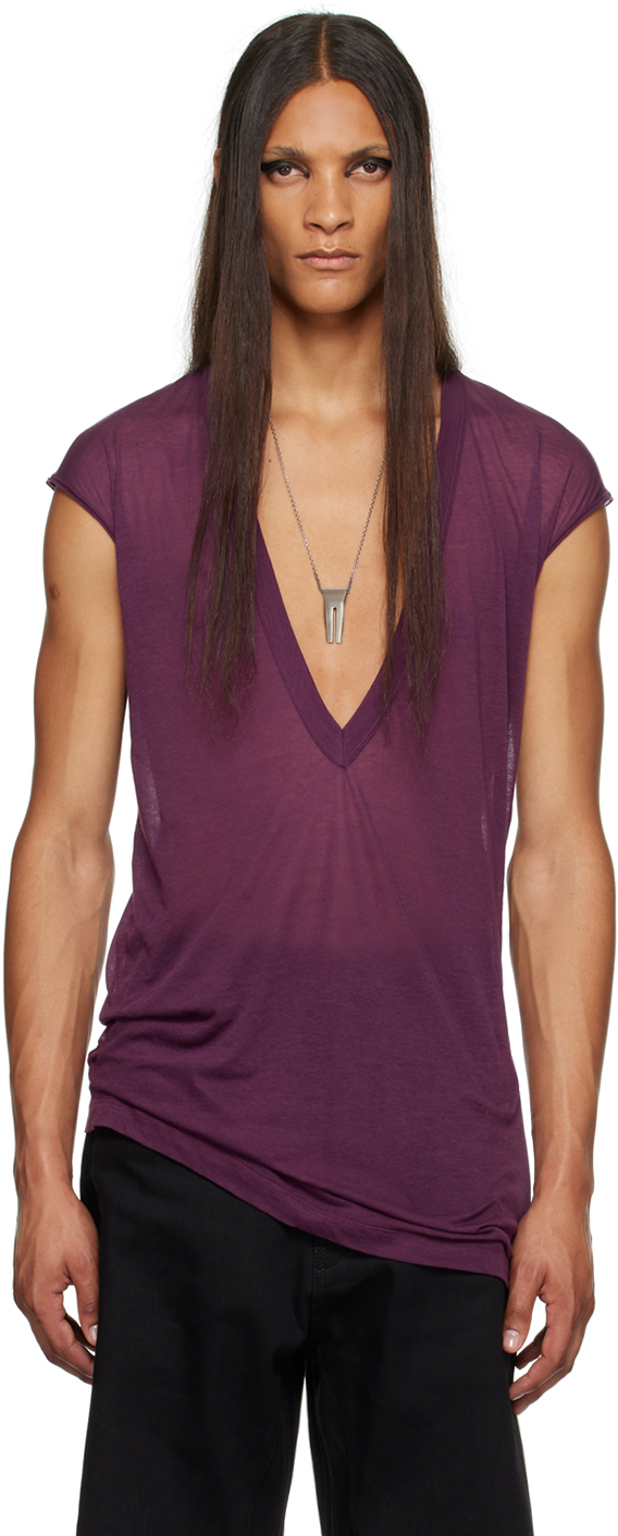 Rick Owens Ssense Exclusive Purple Tvhkb Edition Dylan T-shirt In 143 Purple