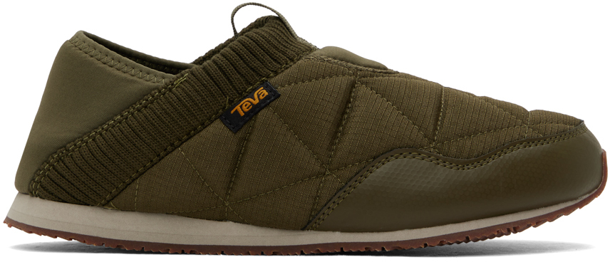 Teva Reember Convertible Slip-on Sneaker In Dark Olive