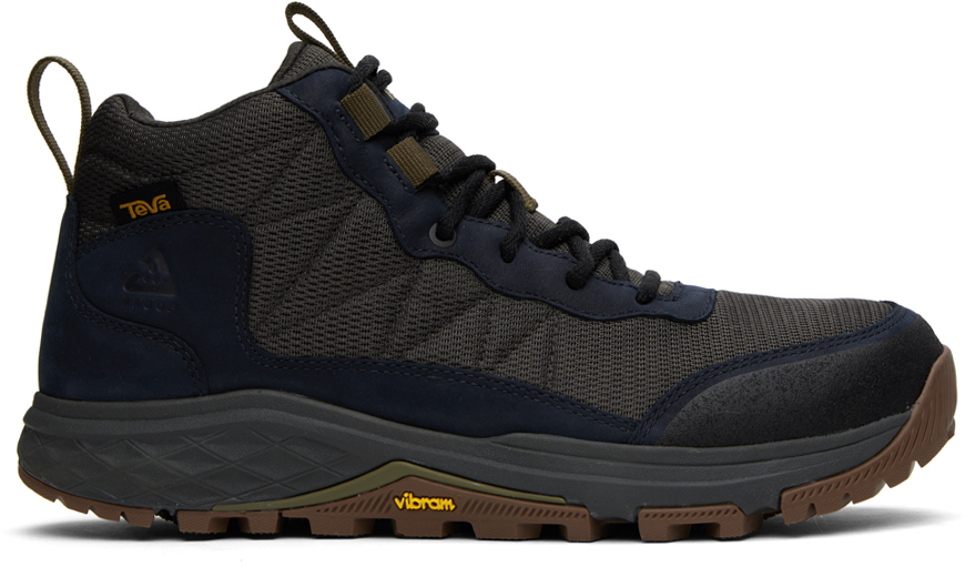 Teva Gray Ridgeview Mid Rp Boots In Total Eclipse