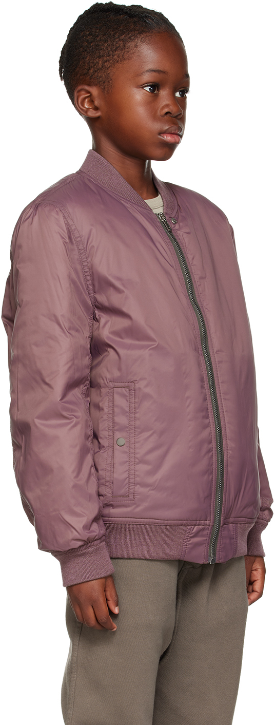 Rick Owens Technical Bomber Jacket In 33 Amethyst