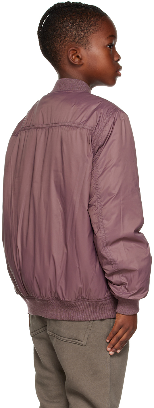 Rick Owens Technical Bomber Jacket In 33 Amethyst