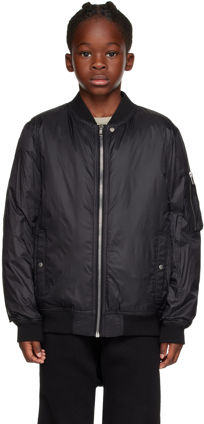 Jacket Veste Aviateur Enfant Enfant Blouson Aviateur Noir Rick