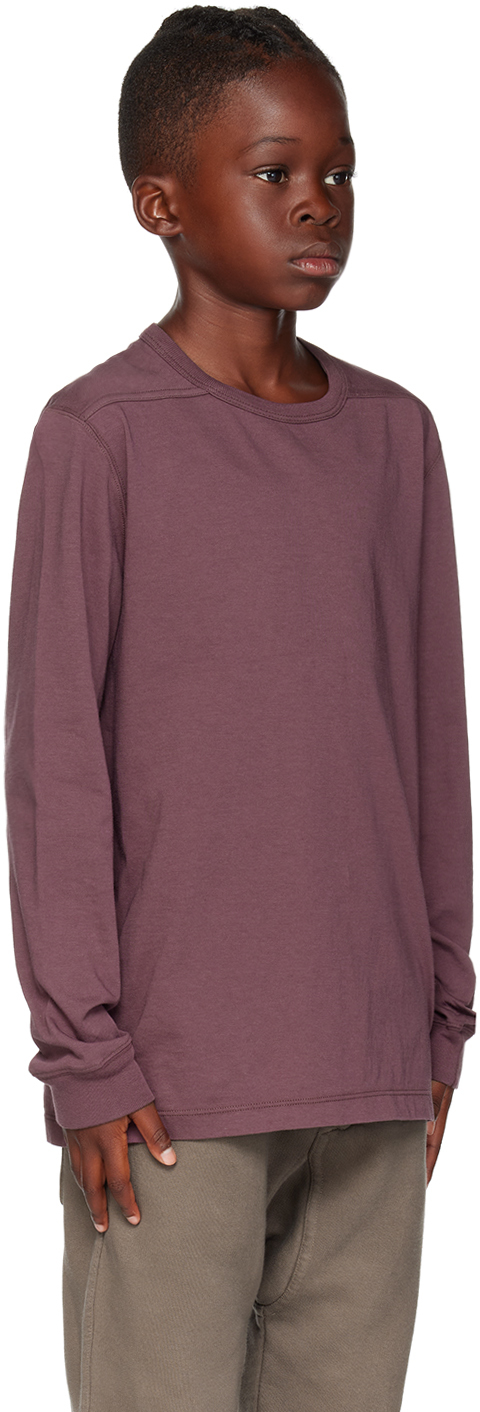 Rick Owens Level T Organic Cotton T-shirt In 33 Amethyst