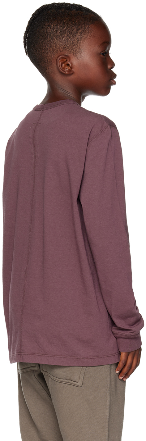 Rick Owens Level T Organic Cotton T-shirt In 33 Amethyst