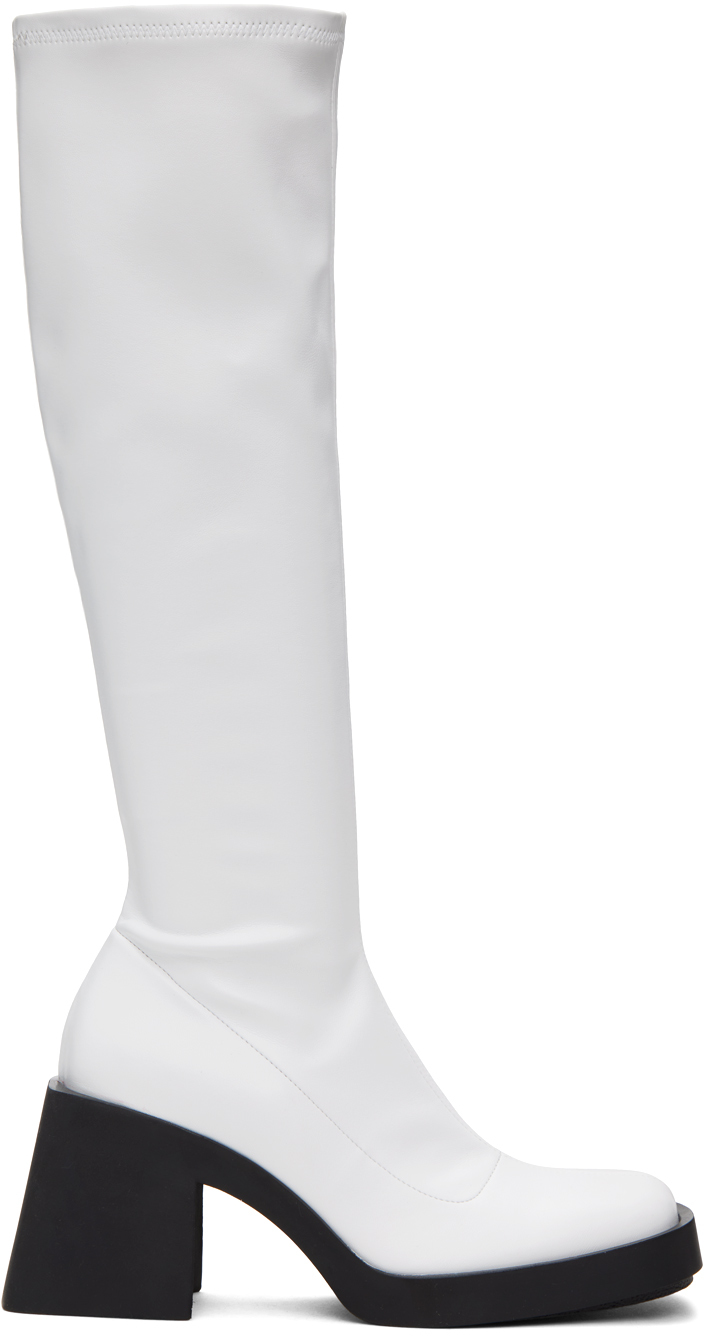 White Chloë Boots