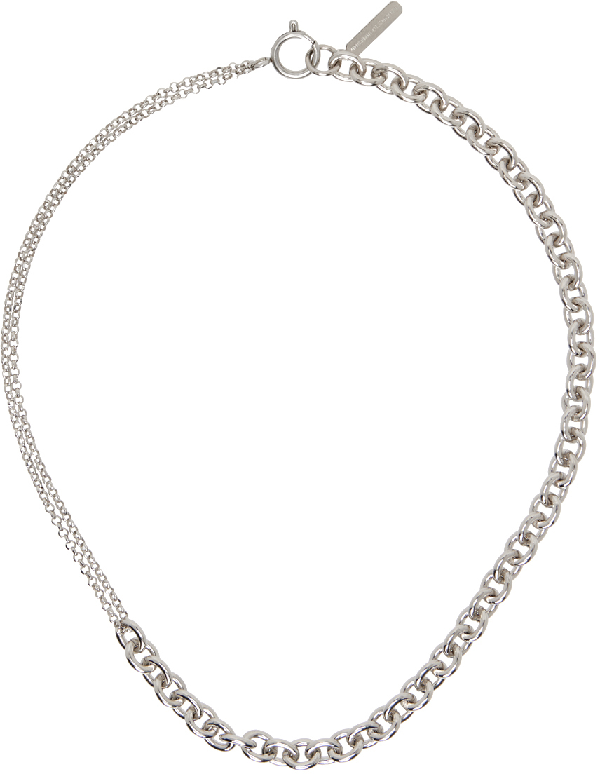 Justine Clenquet: Silver Ryan Necklace | SSENSE