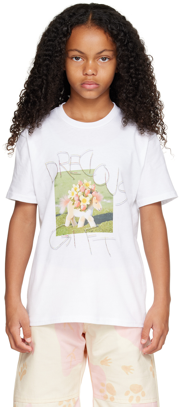 Collina Strada Babies' Ssense Exclusive Kids White T-shirt