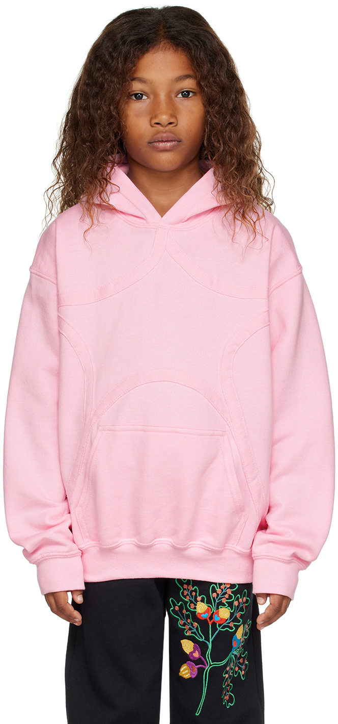 Collina Strada Ssense Exclusive Kids Pink Hoodie In Light Pink