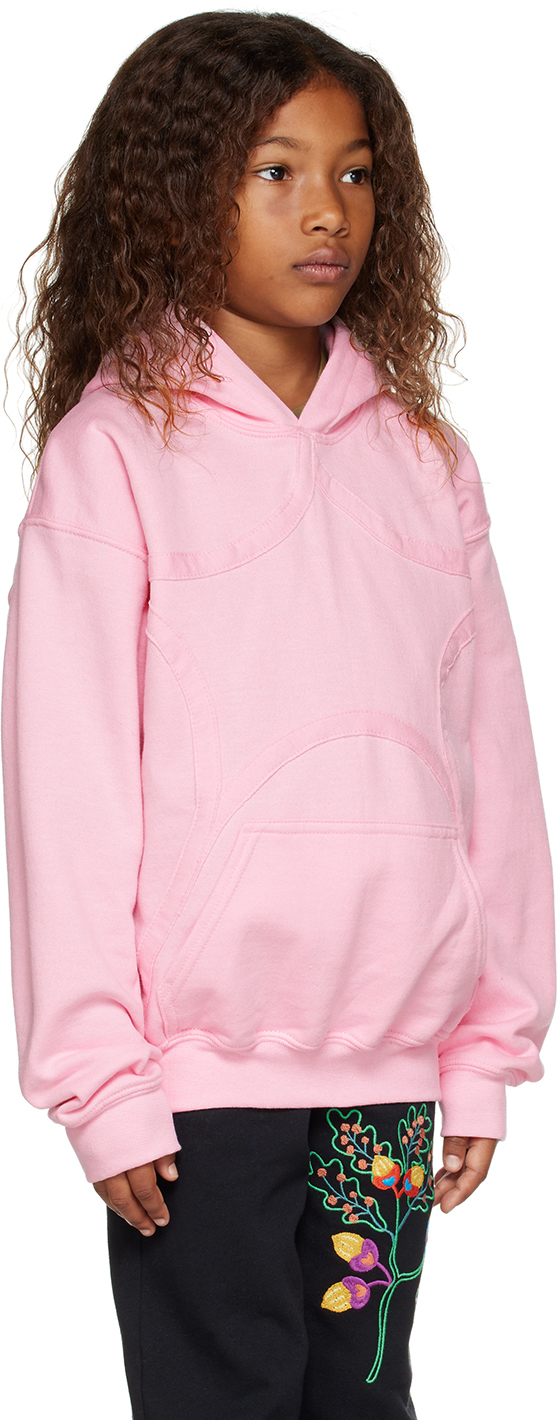 COLLINA STRADA SSENSE EXCLUSIVE KIDS PINK HOODIE