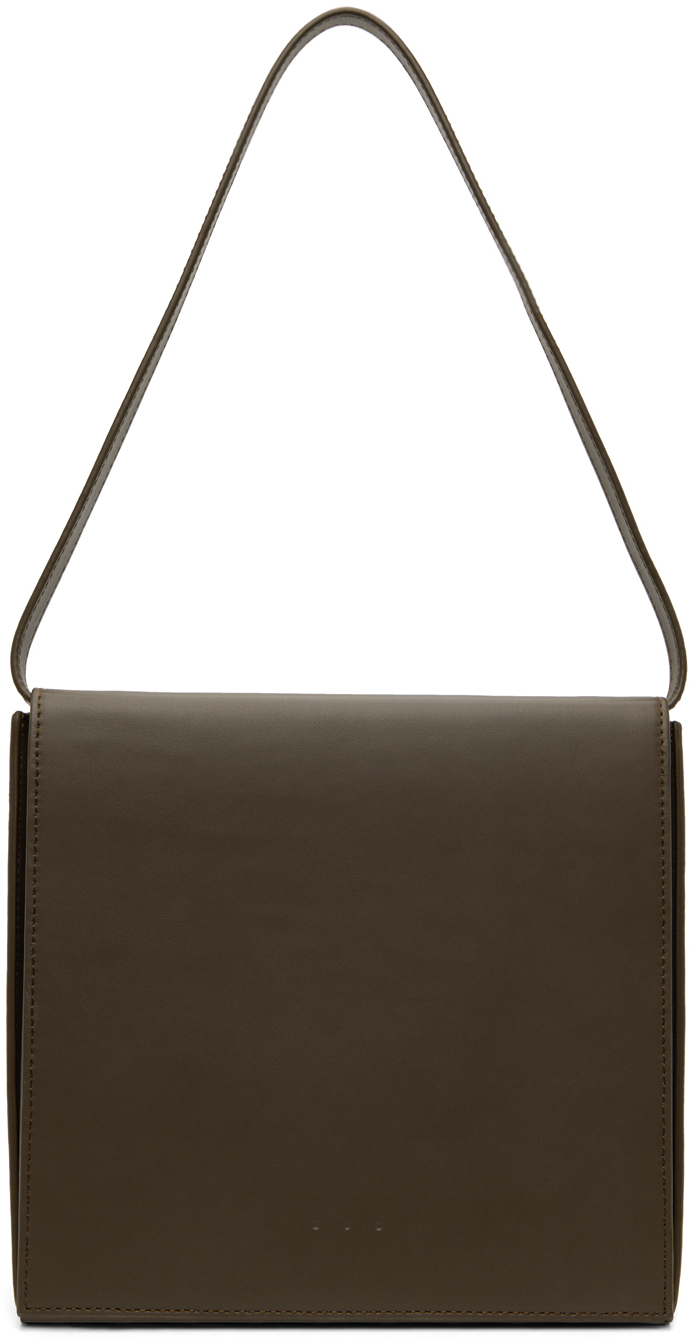 Leather handbag Aesther Ekme Brown in Leather - 34446145