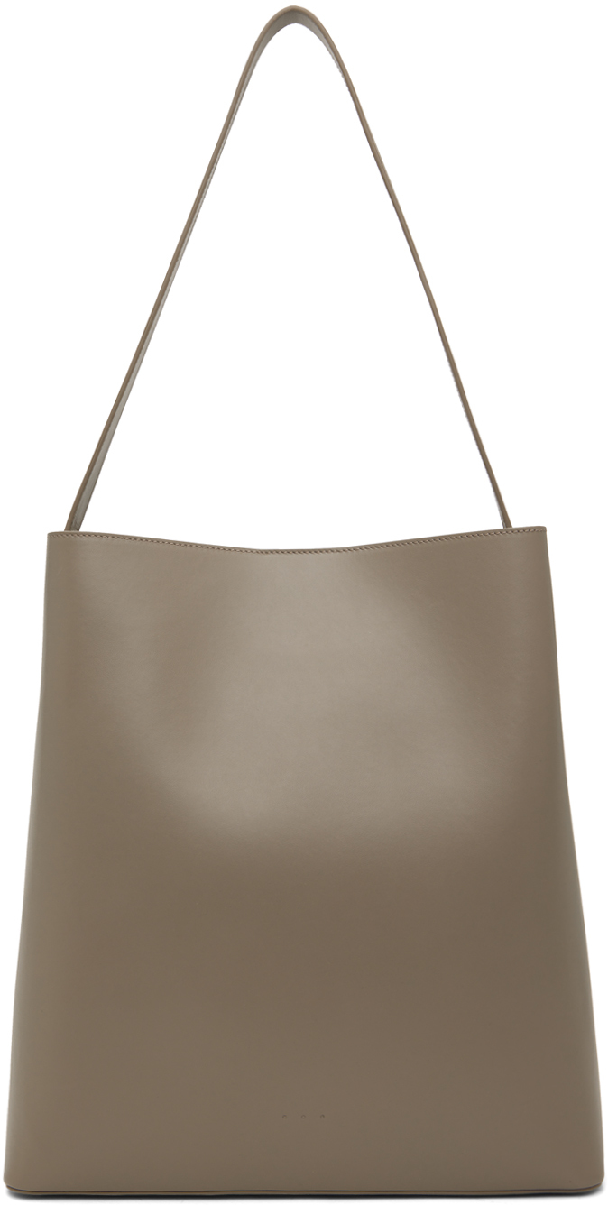 Aesther Ekme Gray Sac Tote In Brown